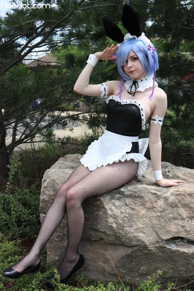 Melondoki - Bunny Rem nude cosplay leaked 279770