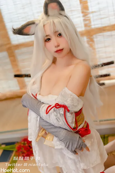 黏黏团子兔 - 白丝胡桃 nude cosplay leaked 312720