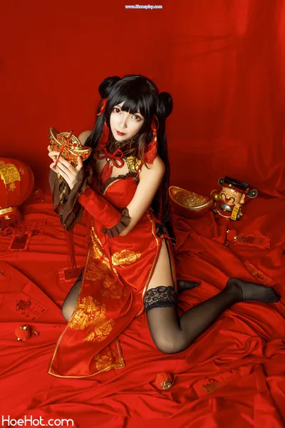 [妍子坚不可摧] 狂三新年 Tokisaki Kurumi Happy New Year nude cosplay leaked 78554