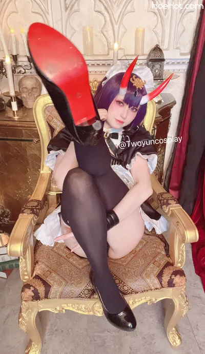 Twoyun - Shuten maid nude cosplay leaked 297890