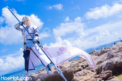 青青子Js NO.001 白贞 FGO White Joan of Arc nude cosplay leaked 507127