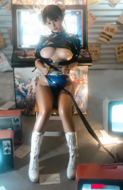 [桜井宁宁] Street Fighter - Chun-Li nude cosplay leaked 13958