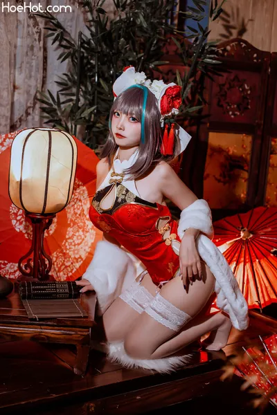 二佐Nisa NO.144 柴郡旗袍 nude cosplay leaked 220382