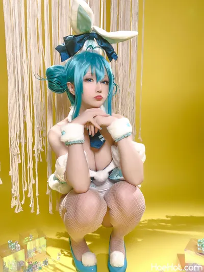 [Hoshilily] September 2023 Plan A - Hatsune Miku BiCute Bunnies (White Bunny Version) nude cosplay leaked 162156