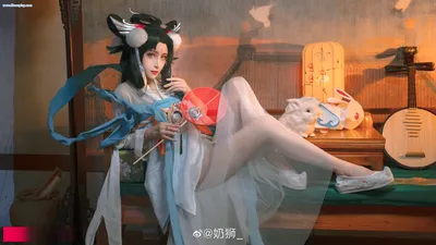 [奶狮不咬人] 嫦娥如梦令 Honor of Kings Chang E nude cosplay leaked 8167