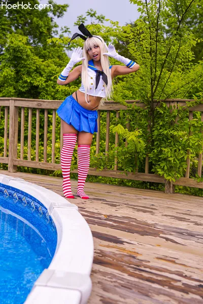 Domi Versailles - Shimakaze nude cosplay leaked 253319