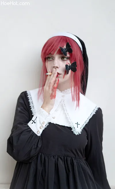 Himeecosplay - Nun Makima nude cosplay leaked 217280