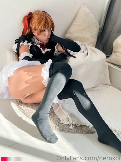 Nerokoi - Goth Asuka nude cosplay leaked 7593