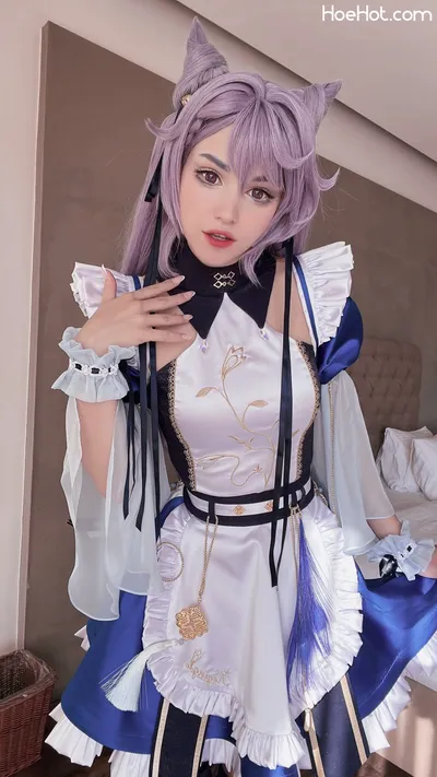 Shirogane-Sama - Keqing Maid nude cosplay leaked 315276