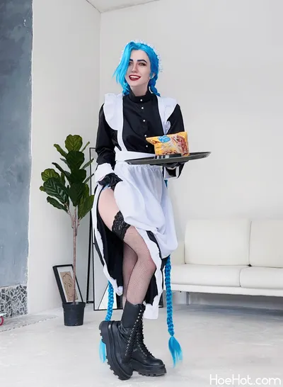 [Mik Allen] Maid Jinx nude cosplay leaked 284334