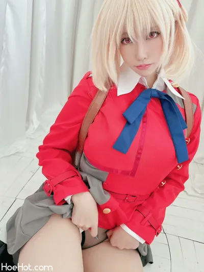 [林檎蜜紀] ミニスカ生脚とパンツがセクシーなリコリコの千束 (+mov) nude cosplay leaked 307888