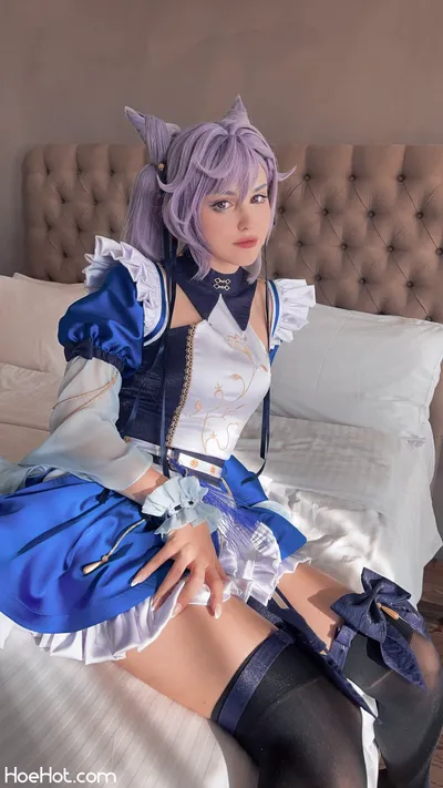 Shirogane-Sama - Keqing Maid nude cosplay leaked 315293