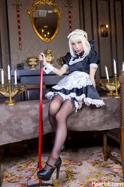 [Miyako Donburi (Rio Miyako)] This is the summer maid! nude cosplay leaked 132574