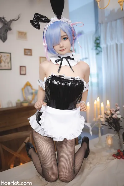 [桜井宁宁] 蕾姆兔女郎 nude cosplay leaked 521565