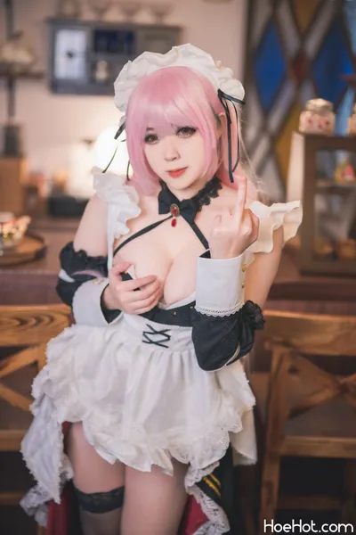 Hatori Sama - Maid Mori Calliope nude cosplay leaked 277623