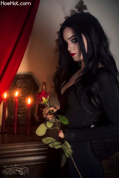 Andrasta - Morticia Addams nude cosplay leaked 580979