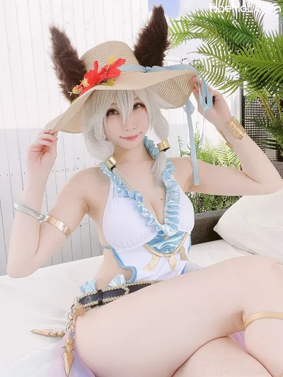 [My Suite/Atsuki] ❤Helsus-sama Swimsuit👙 nude cosplay leaked 406340