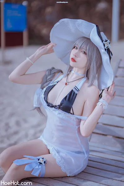 [二佐Nisa] 碧蓝天鹰泳装 Azur Lane Aquila Swimsuit nude cosplay leaked 222350