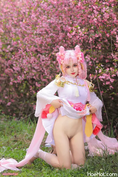 [桃暖酱]王者荣耀 嫦娥 Honor of Kings Chane E nude cosplay leaked 218762