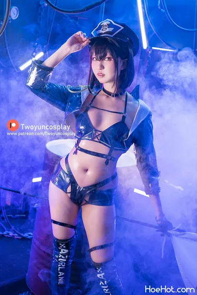 Twoyun cosplay / AzurLane / Baltimore Finish Line Flagbearer nude cosplay leaked 337789