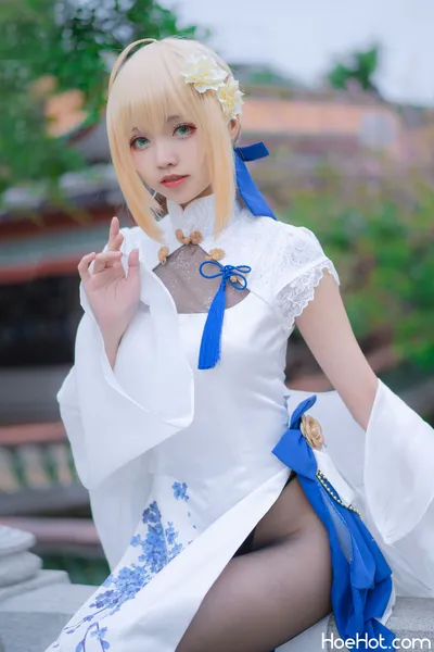 [大大卷卷小卷]FGOsaber 四周年旗袍 nude cosplay leaked 137066