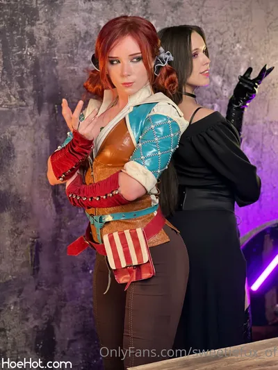 Sweetie Fox &amp; Witchersdoll - Triss &amp; Yennefer nude cosplay leaked 387990