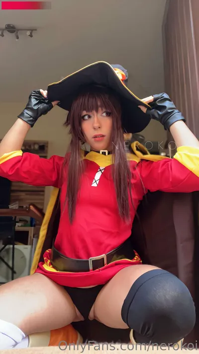 Neroko - Megumin nude cosplay leaked 19203