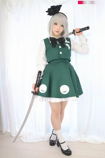 Yukina - Youmu Konpaku nude cosplay leaked 6933