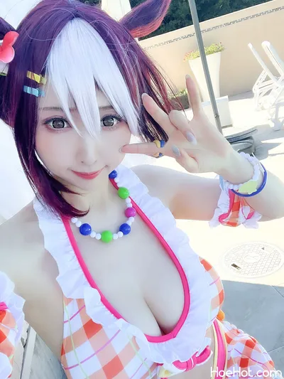 Momoiro Reku - Special Week nude cosplay leaked 297964