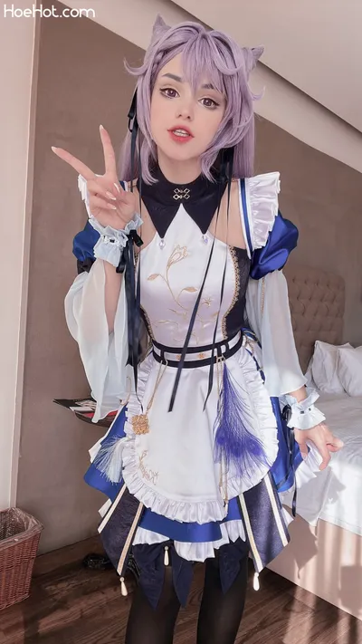 Shirogane-Sama - Keqing Maid nude cosplay leaked 315282