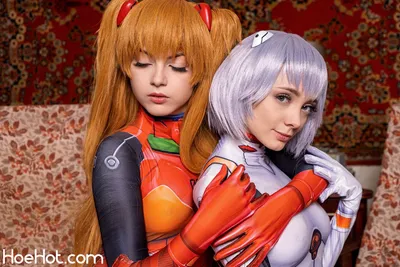 Olyashaa - Rei &amp; Asuka nude cosplay leaked 292273