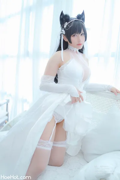 Nyako喵子 爱宕婚纱 nude cosplay leaked 400111