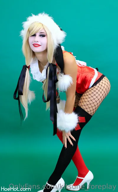 kitsune_foreplay Harley Quinn nude cosplay leaked 149380