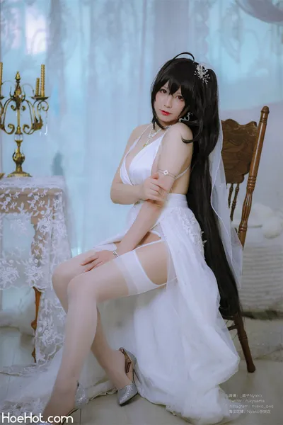 Nyako喵子 大凤纯白婚纱 nude cosplay leaked 384954