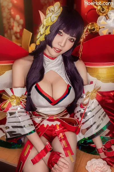 Arena of Valor Cosplay Fox Shrine Maiden Tel&#039;Annas nude cosplay leaked 244129