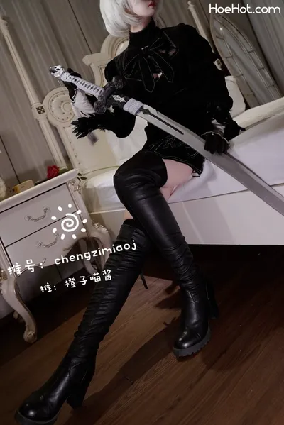 橙子喵酱 - A2 &amp; 2B 尼尔 [24P] nude cosplay leaked 416497