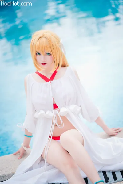 [七海抹茶酱] 尼禄泳装 FATE Nero Swimsuit nude cosplay leaked 242102