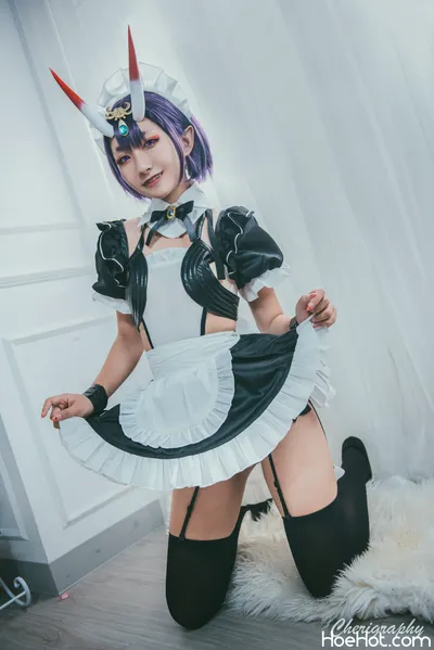 Roroki骷髅姫 - 酒吞女仆 nude cosplay leaked 523536