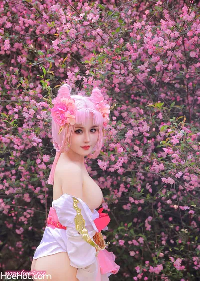 [桃暖酱]王者荣耀 嫦娥 Honor of Kings Chane E nude cosplay leaked 218787