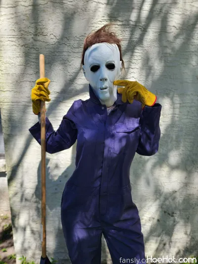 Razor Candi - Michael Myers nude cosplay leaked 144868