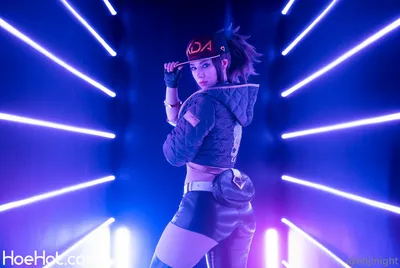 Enji Night - KDA Akali nude cosplay leaked 148097