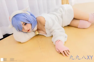 九九八吖 - 蕾姆小绵羊 nude cosplay leaked 22938