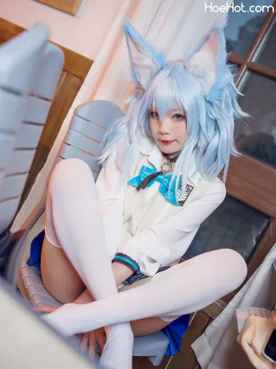 铁打萌萌moi - PA15校服 nude cosplay leaked 25554