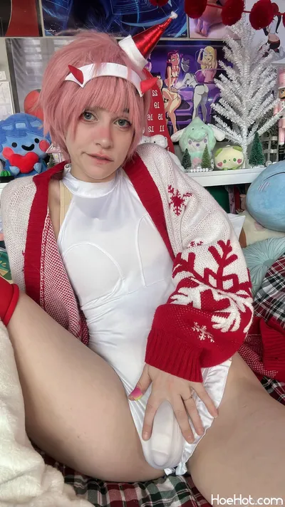 Indigo White - Zero Two Xmas nude cosplay leaked 108663