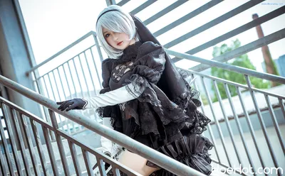 [喵喵的喵吖]  杭州漫展 尼尔机械纪元 2B Comic Show Nier 2B nude cosplay leaked 103058