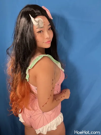 Lumi Star - Nezuko nude cosplay leaked 230209