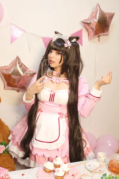 Lia Wink - Chocola (Nekopara) nude cosplay leaked 288713