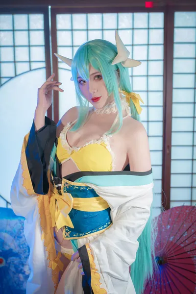 羊大真人 - 清姬泳装 nude cosplay leaked 5646