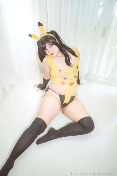 Katie Cakey - Pikachu nude cosplay leaked 192150