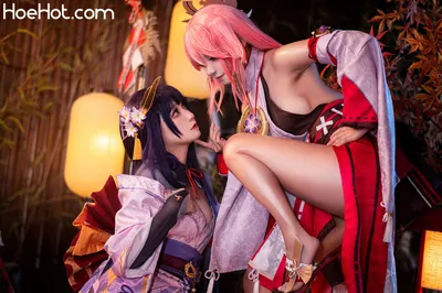 伊喵君_Nya NO.007 伊喵君_Nya &amp; JingSan - 《原神-鸣神双人》 八重&amp;雷神 双倍快乐 nude cosplay leaked 333758